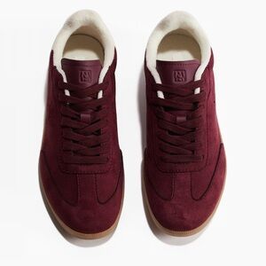 H&M Burgundy Sneakers